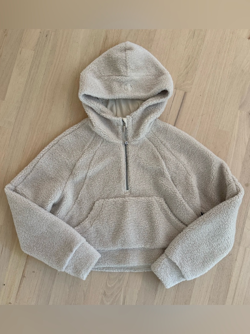 lululemon athletica Plush Sherpa Half-Zip Hoodie - Cream